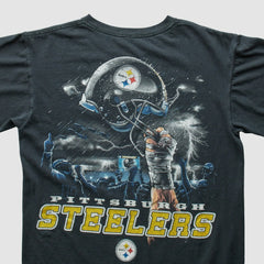 Pittsburgh Steelers 2000s T-shirt - Black Vintage cheap