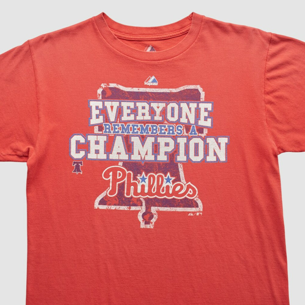 Philadelphia Phillies Majestic 2009 T-shirt Red Vintage