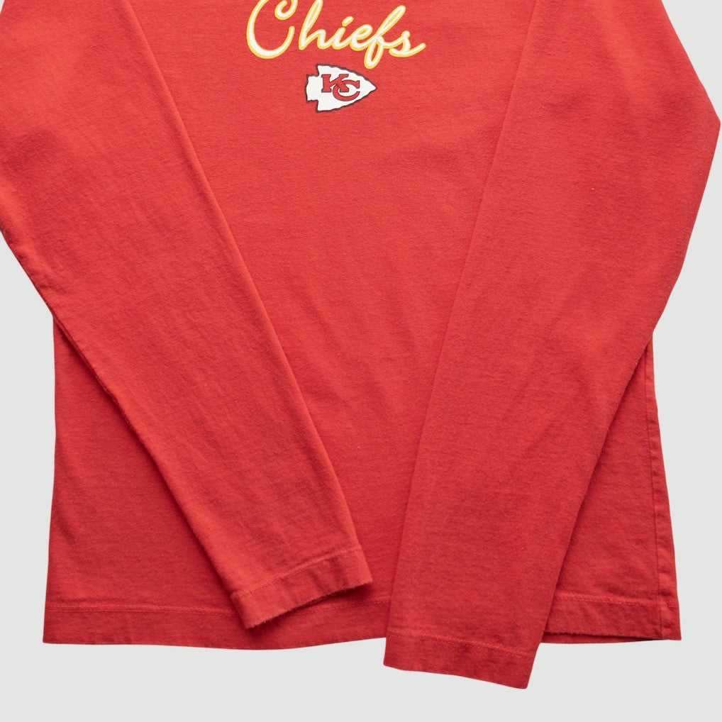 Kansas City Chiefs NFL 2000s Long Sleeve T-shirt - Red - S Vintage for sale