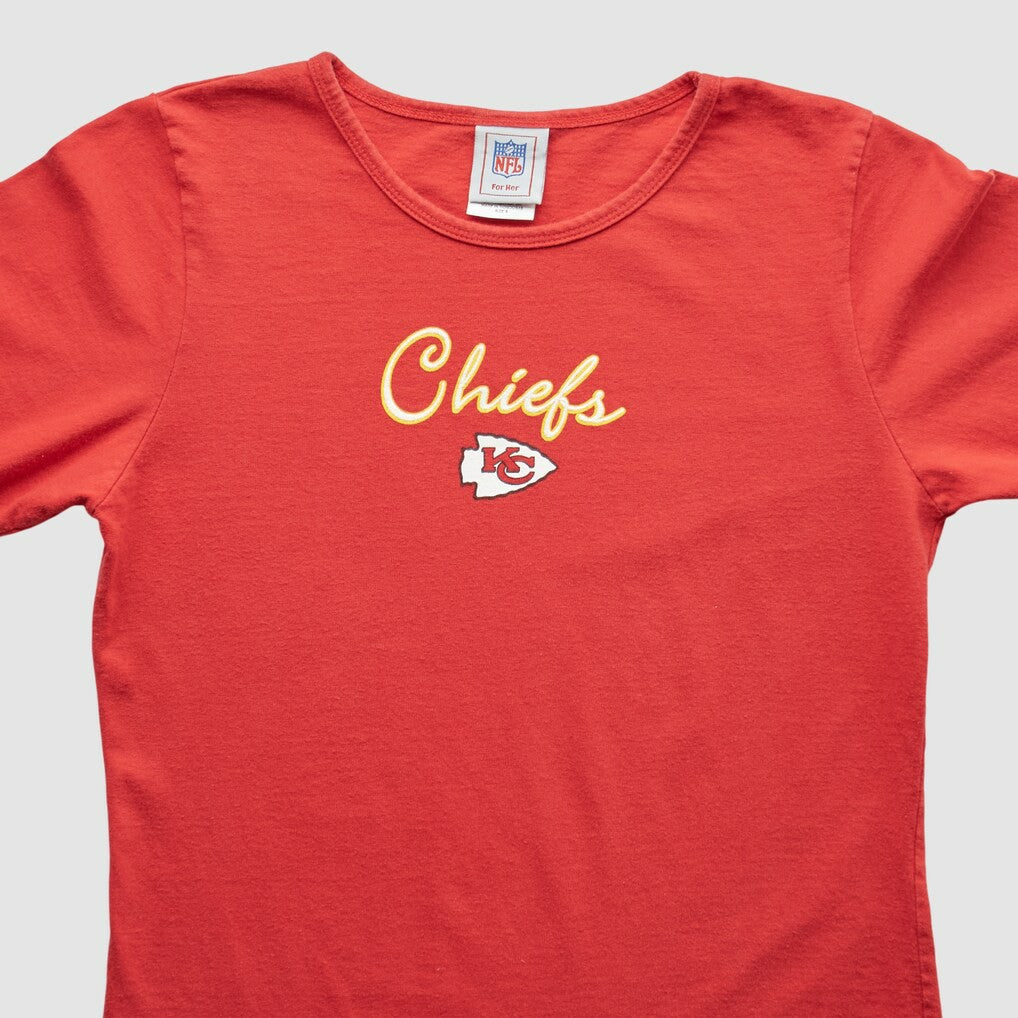 Kansas City Chiefs NFL 2000s Long Sleeve T-shirt - Red - S Vintage for sale