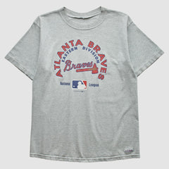 Atlanta Braves Crable Sportswear 1997 T-shirt Heather Gray Vintage