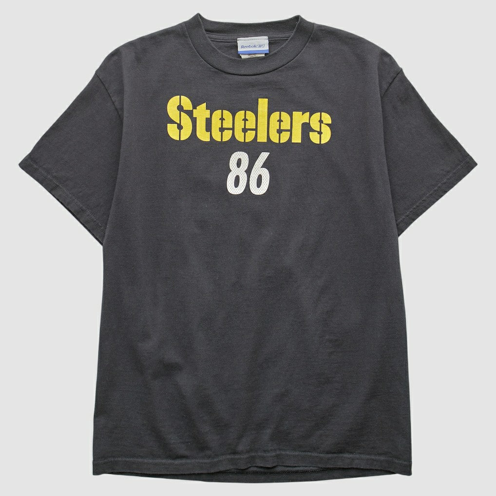 Hines Ward Reebok 2000s T-shirt - Black Vintage discount