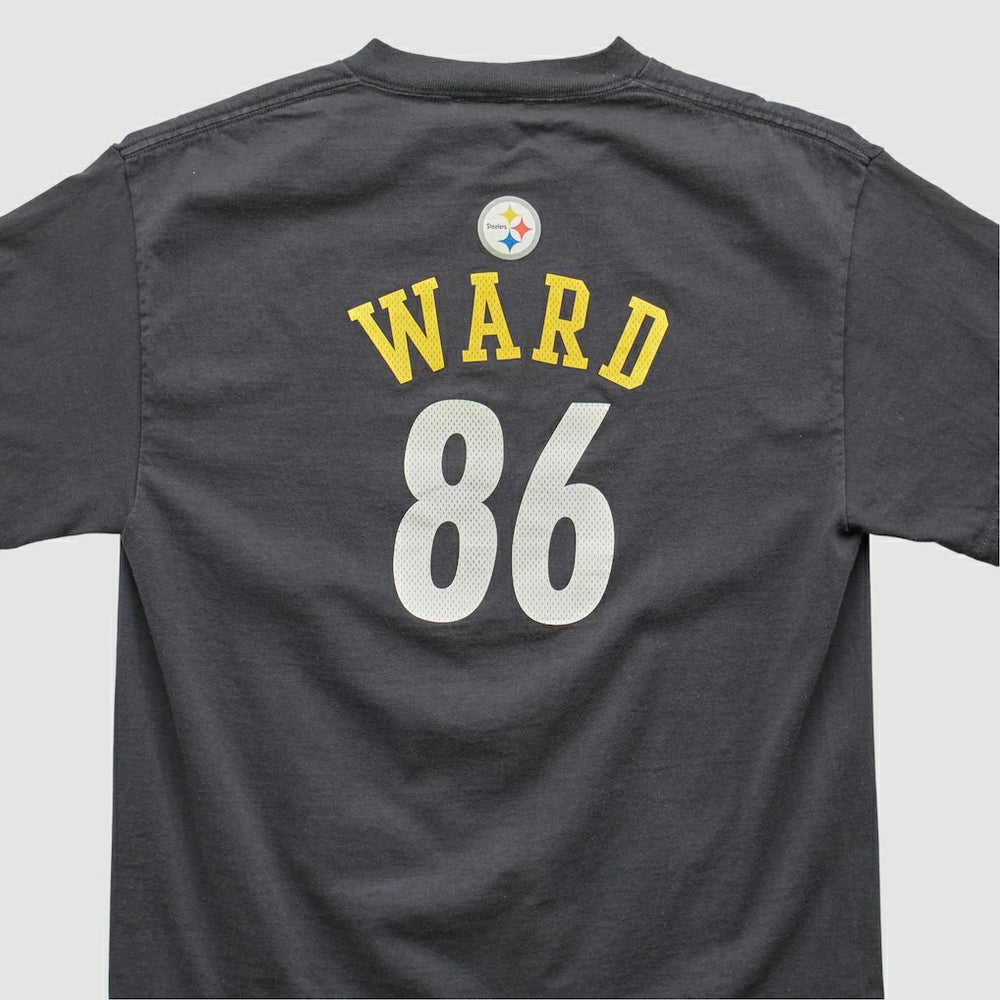 Hines Ward Reebok 2000s T-shirt - Black Vintage discount