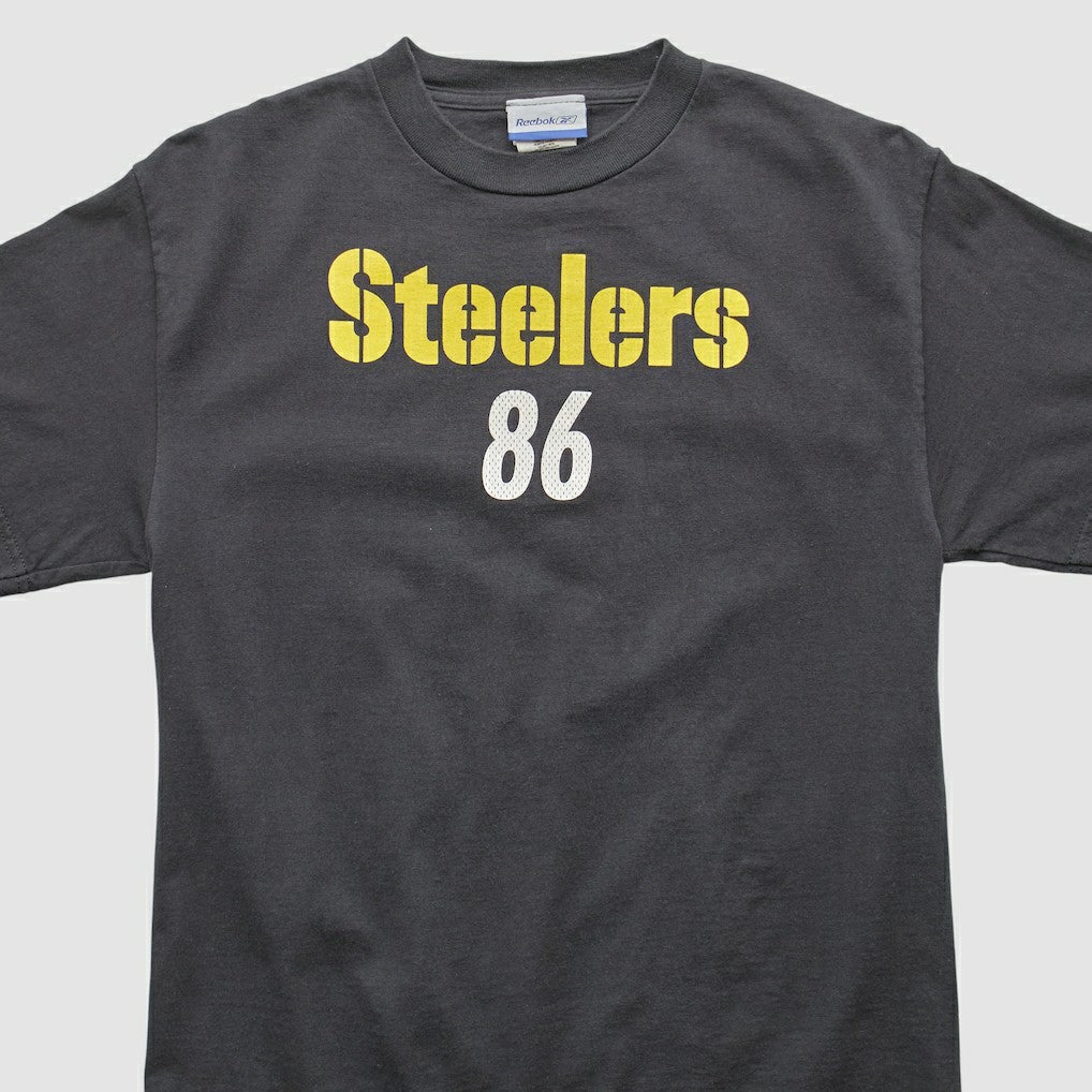 Hines Ward Reebok 2000s T-shirt - Black Vintage discount