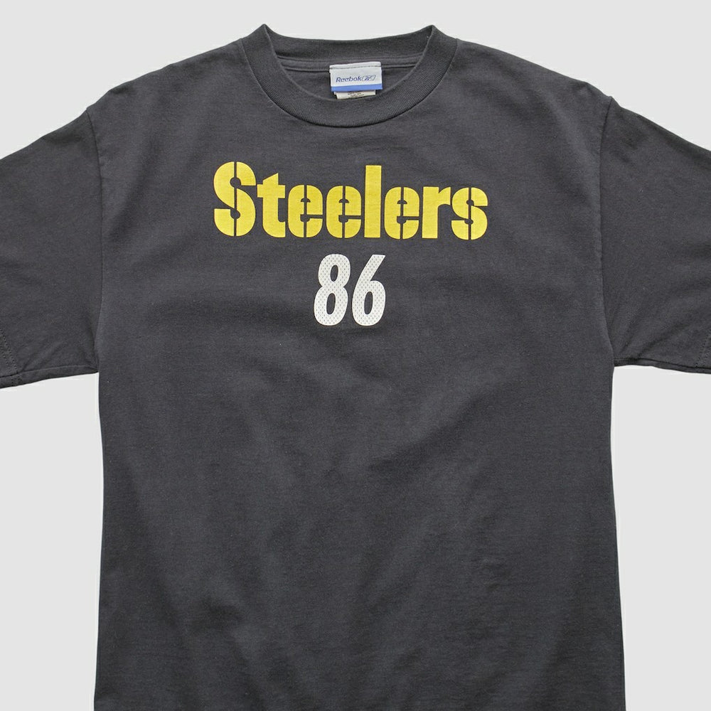 Hines Ward Reebok 2000s T-shirt - Black Vintage discount