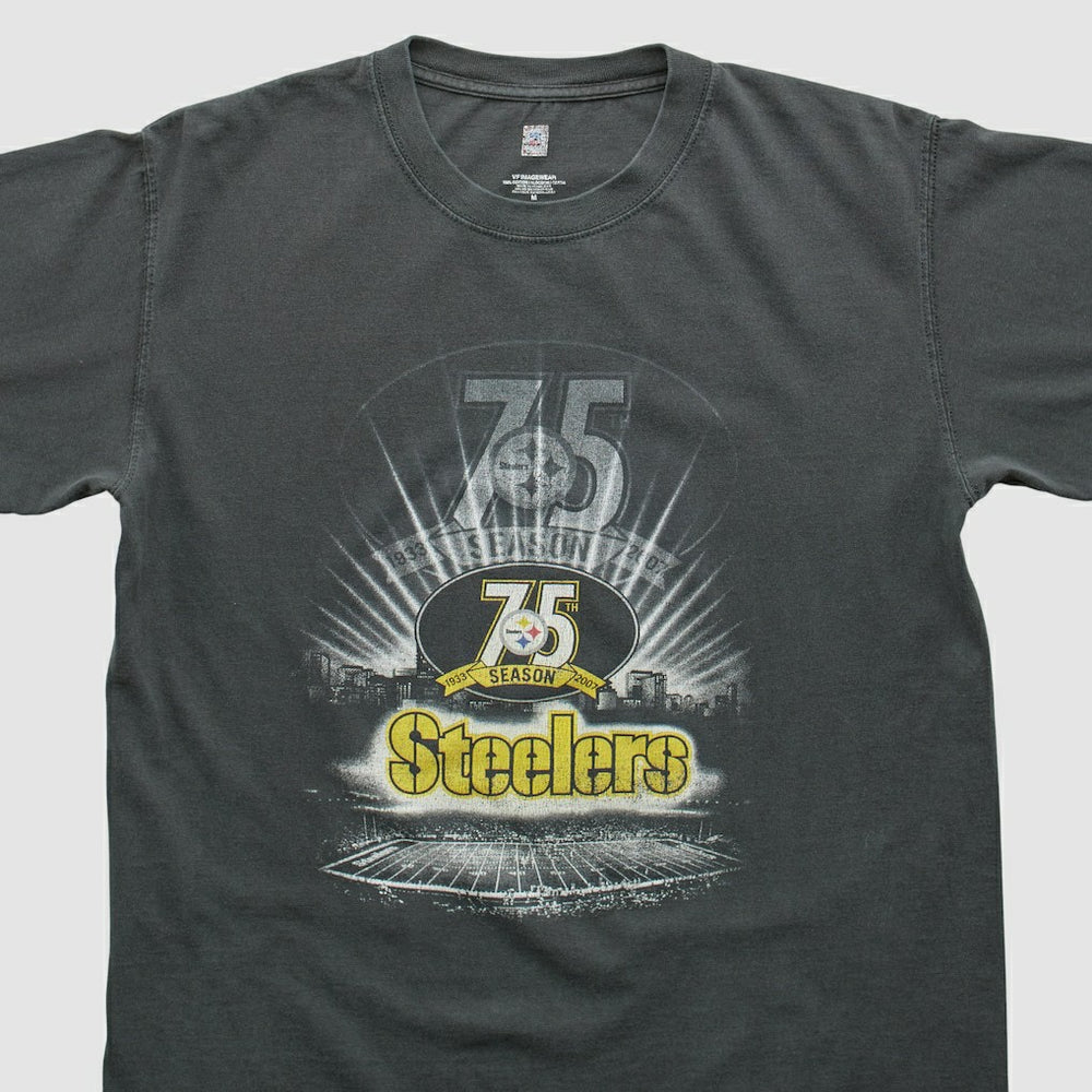 Pittsburgh Steelers 2007 T-shirt - Black Vintage outlet