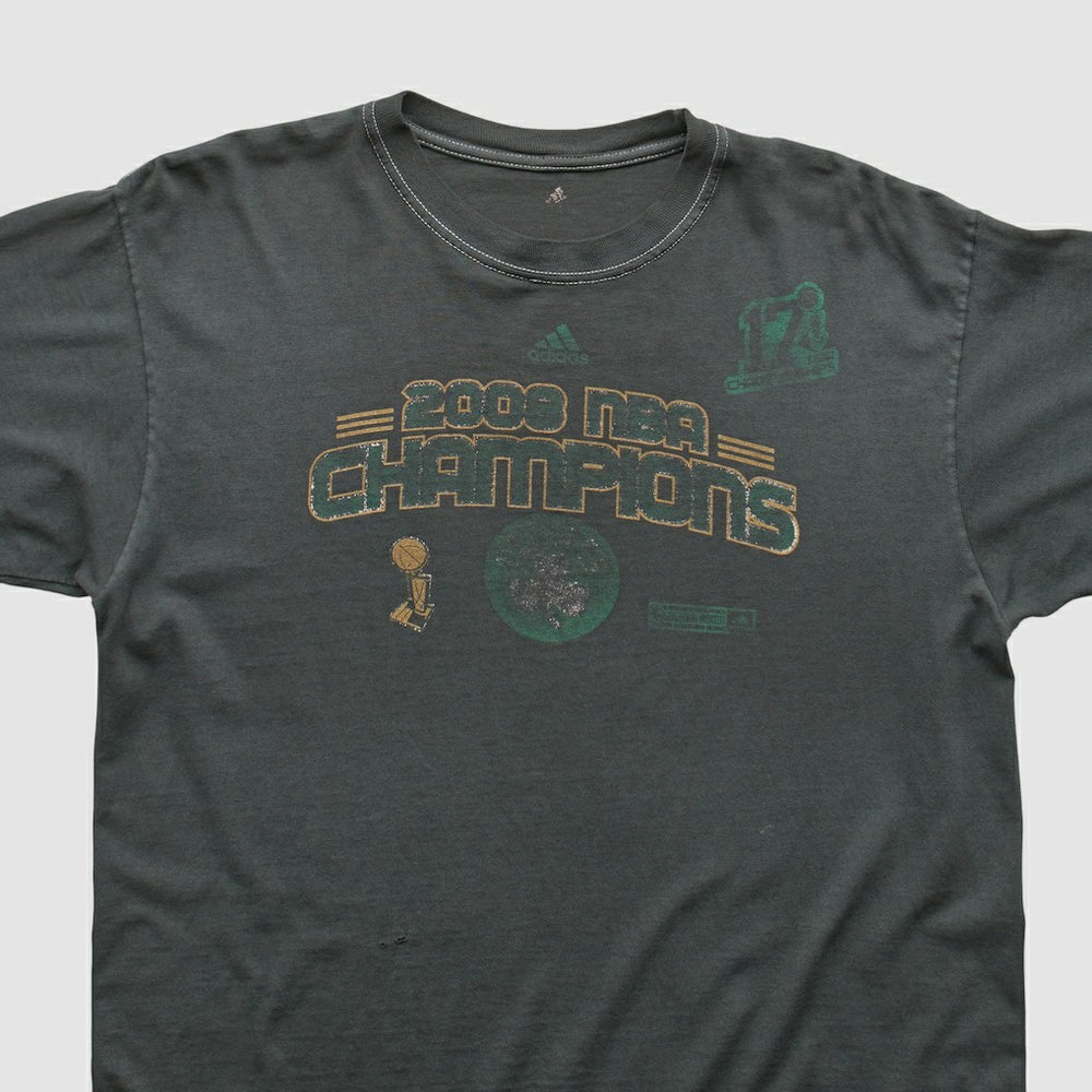 Boston Celtics 2008 T-shirt - Charcoal Vintage sale