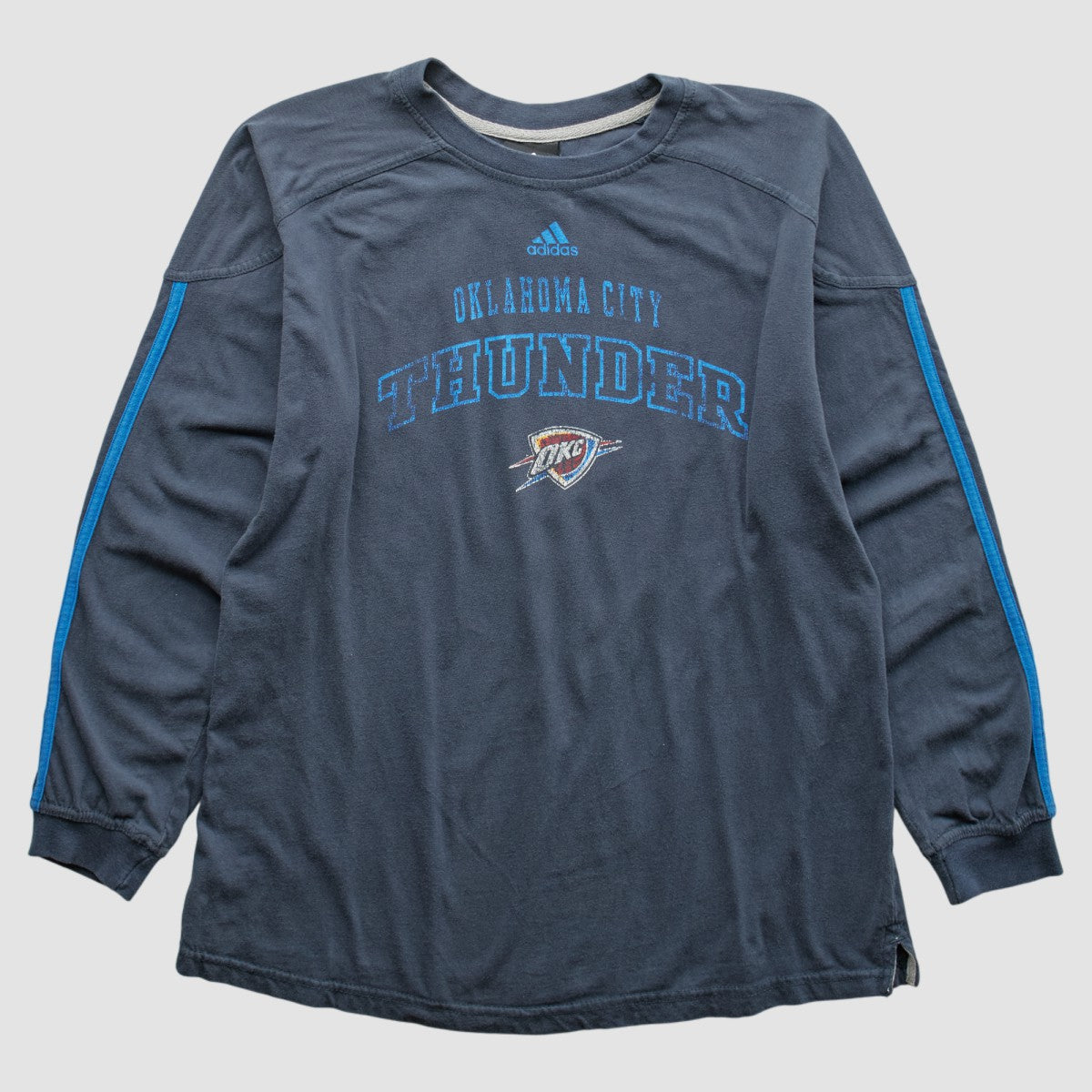 Oklahoma City Thunder 2010s Long Sleeve T-shirt - Navy Vintage on sale