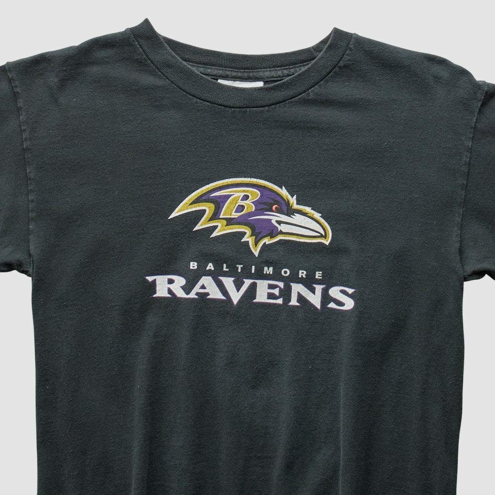 Baltimore Ravens Reebok 2000s Long Sleeve T-shirt - Black Vintage sale