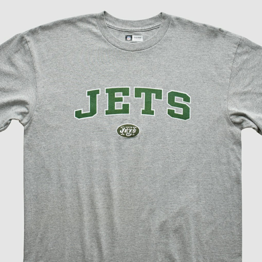 New York Jets 2010s T-shirt - Heather Gray Vintage on sale