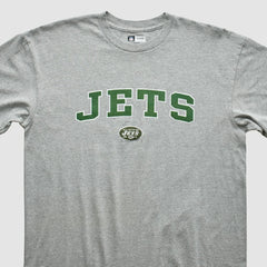 New York Jets 2010s T-shirt - Heather Gray Vintage on sale