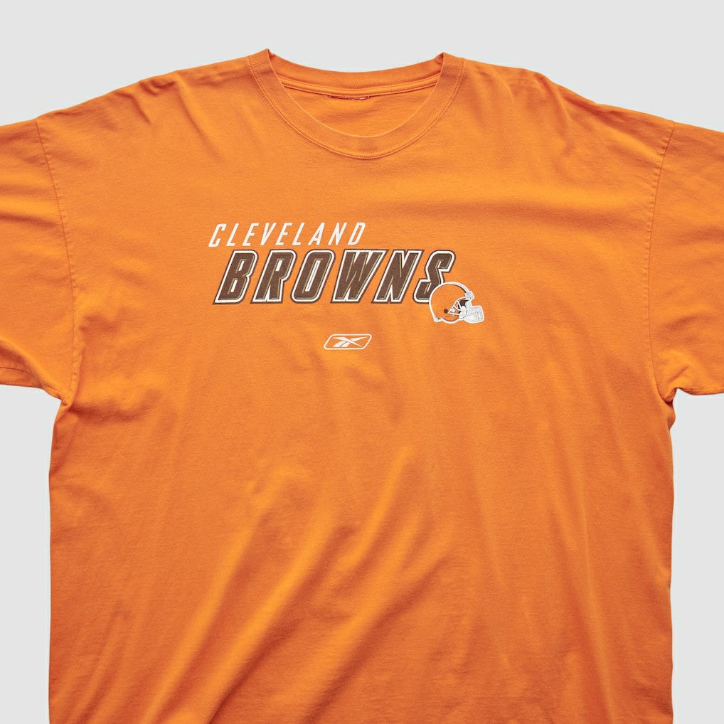 Cleveland Browns Reebok 2000s T-shirt - Orange Vintage for sale