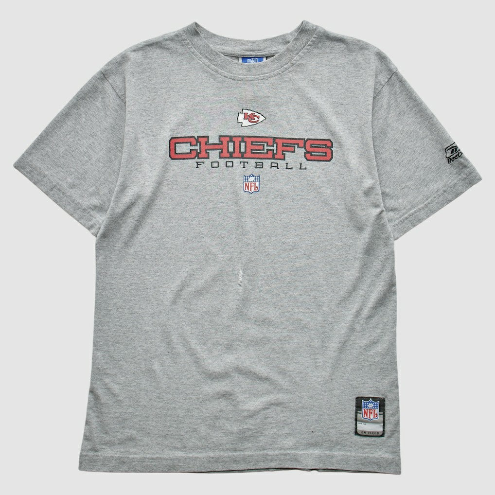 Kansas City Chiefs Reebok 2000s T-shirt - Heather Gray Vintage on sale