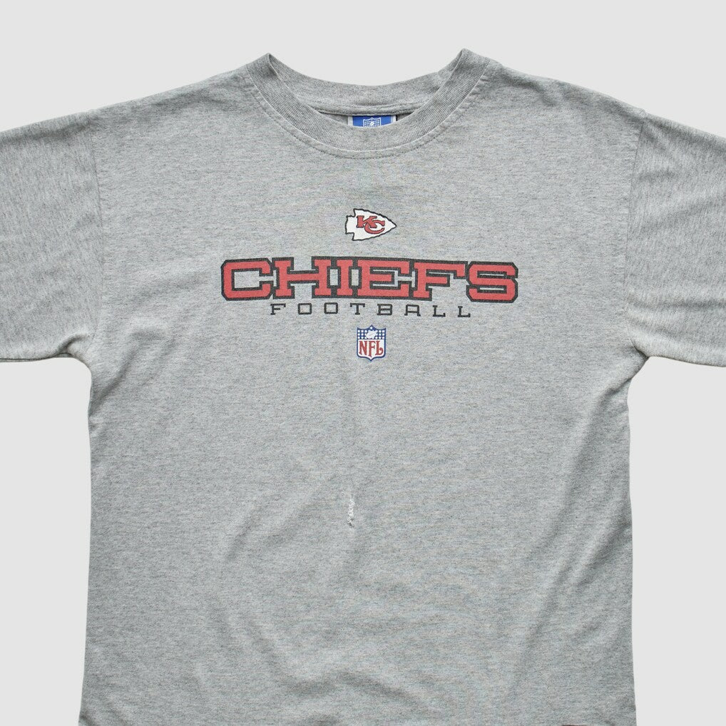 Kansas City Chiefs Reebok 2000s T-shirt - Heather Gray Vintage on sale