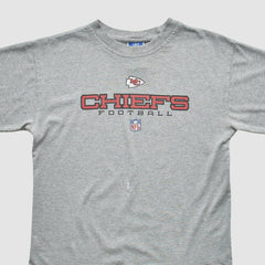 Kansas City Chiefs Reebok 2000s T-shirt - Heather Gray Vintage on sale