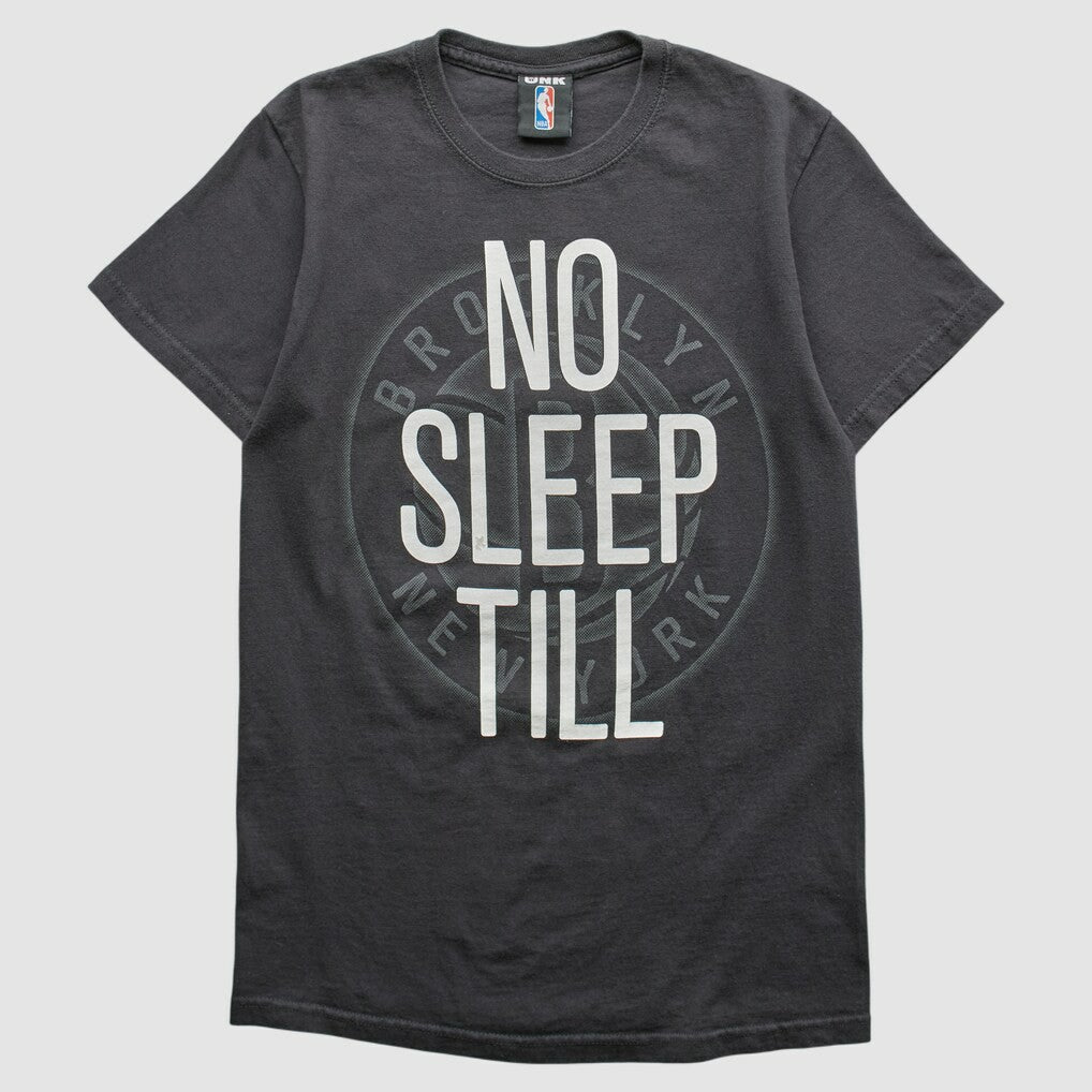 Brooklyn Nets UNK 2012 T-shirt - Charcoal Vintage sale