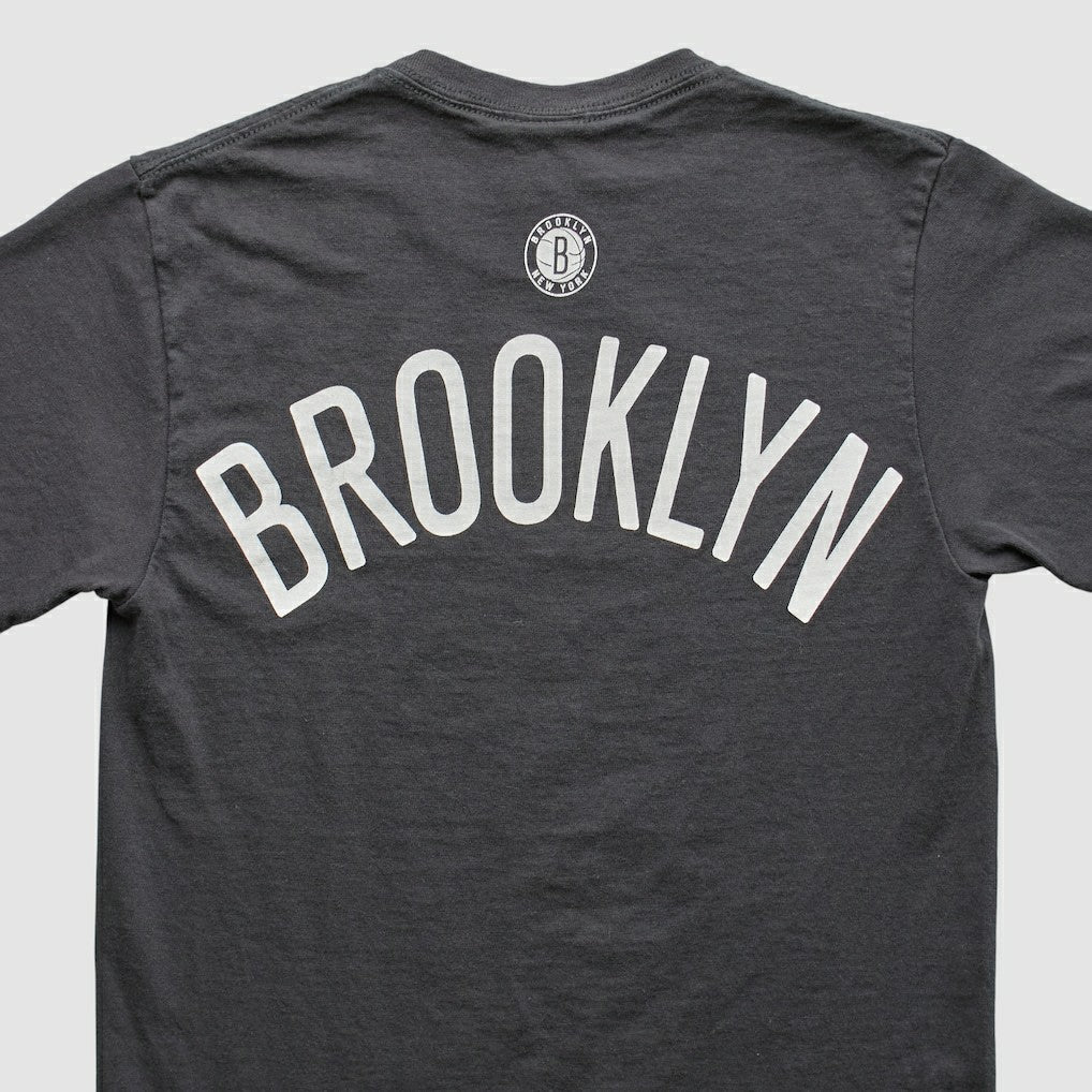 Brooklyn Nets UNK 2012 T-shirt - Charcoal Vintage sale