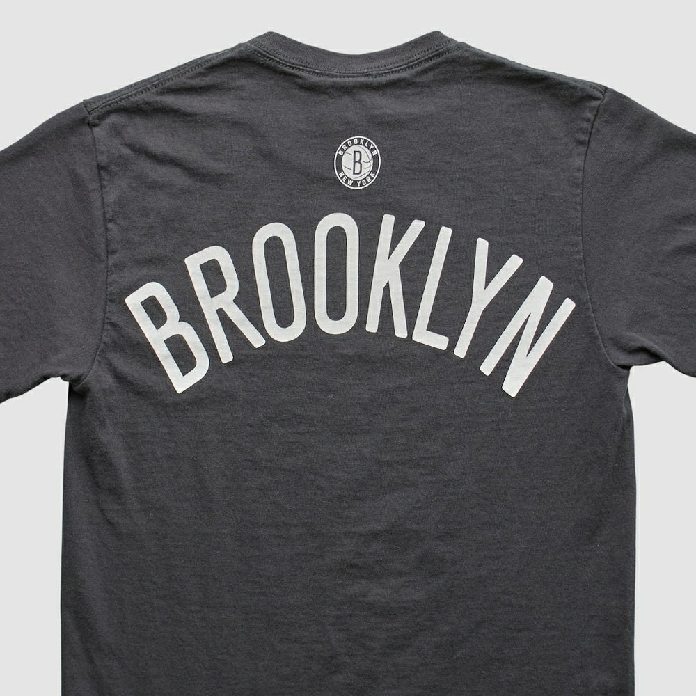 Brooklyn Nets UNK 2012 T-shirt - Charcoal Vintage sale