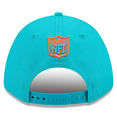 Miami Dolphins New Era Spain Side Patch 9FORTY M-Crown Adjustable Hat - Aqua on sale
