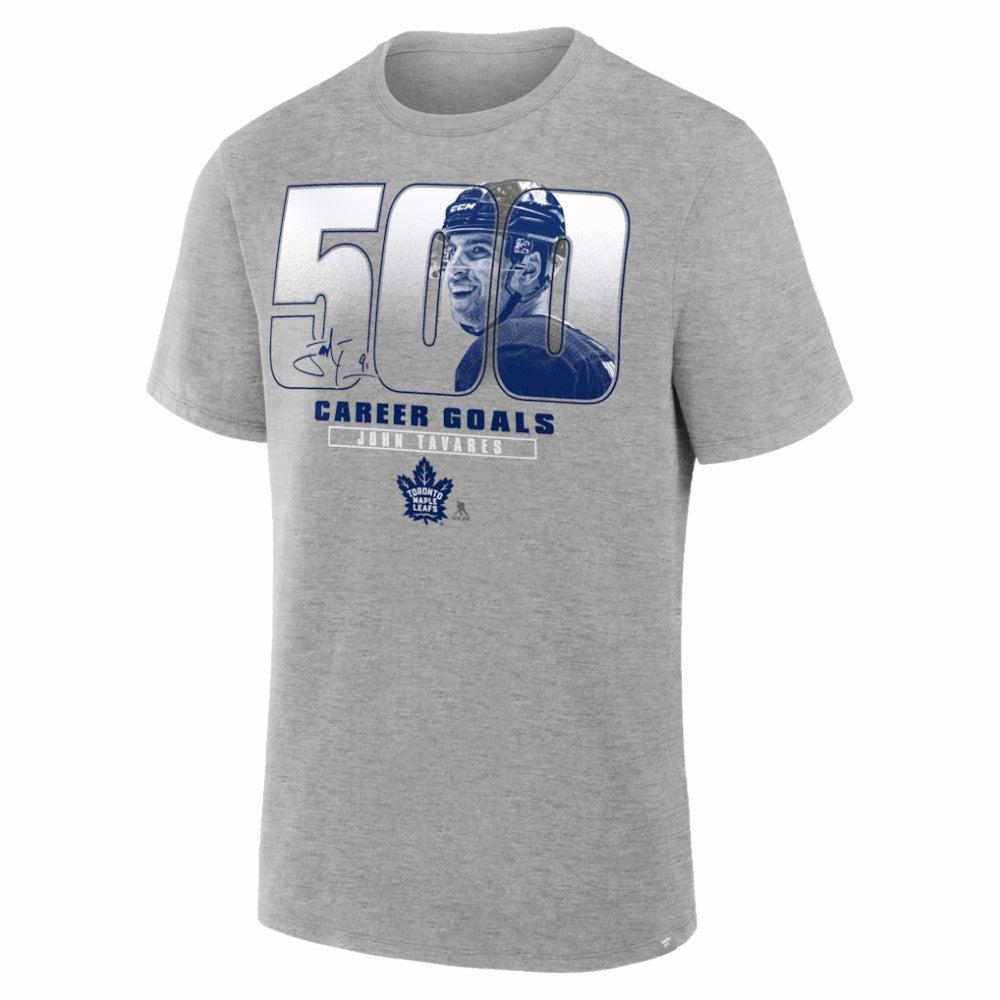 John Tavares Toronto Maple Leafs Legacy Milestone T-Shirt - Gray T-shirts
