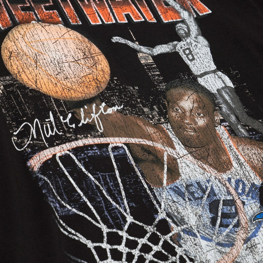 Nathaniel Clifton New York Knicks 75th Anniversary Pioneers Player T-Shirt - Black sale