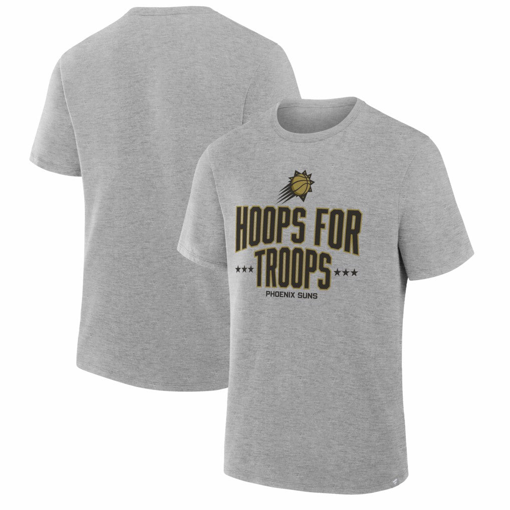 Phoenix Suns Hoops For Troops T-Shirt - Gray discount