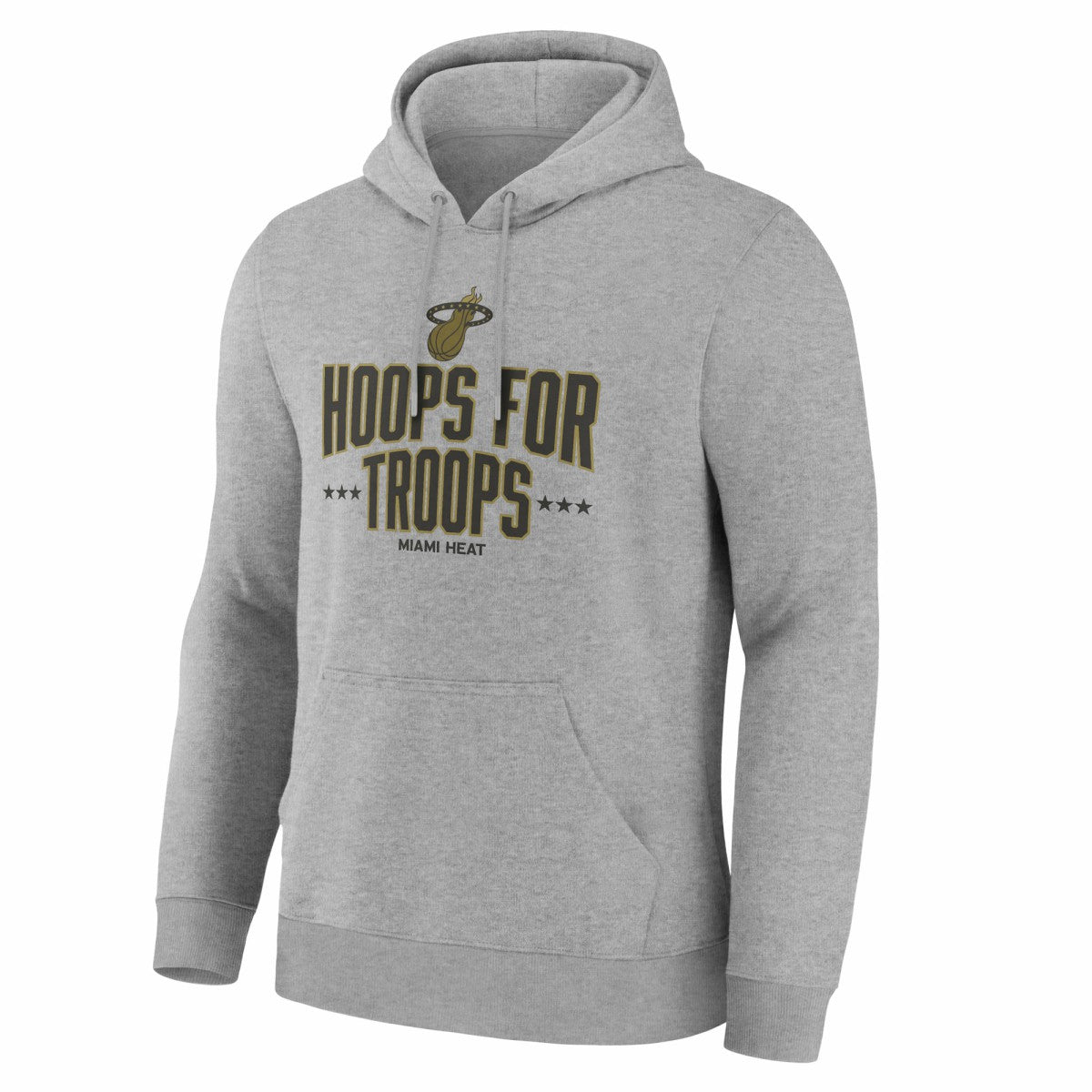 Miami Heat Hoops For Troops Hoodie - Gray cheap