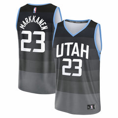 Lauri Markkanen Utah Jazz 2025/26 City Edition Fast Break Jersey - Black cheap