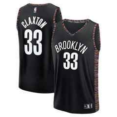 Nic Claxton Brooklyn Nets 2025/26 City Edition Fast Break Jersey - Black discount