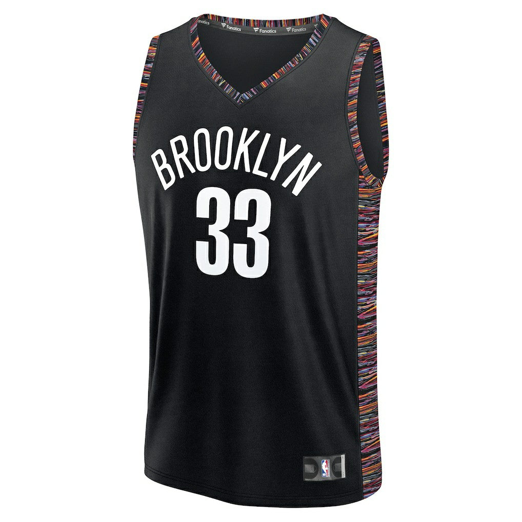 Nic Claxton Brooklyn Nets 2025/26 City Edition Fast Break Jersey - Black discount