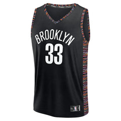 Nic Claxton Brooklyn Nets 2025/26 City Edition Fast Break Jersey - Black discount