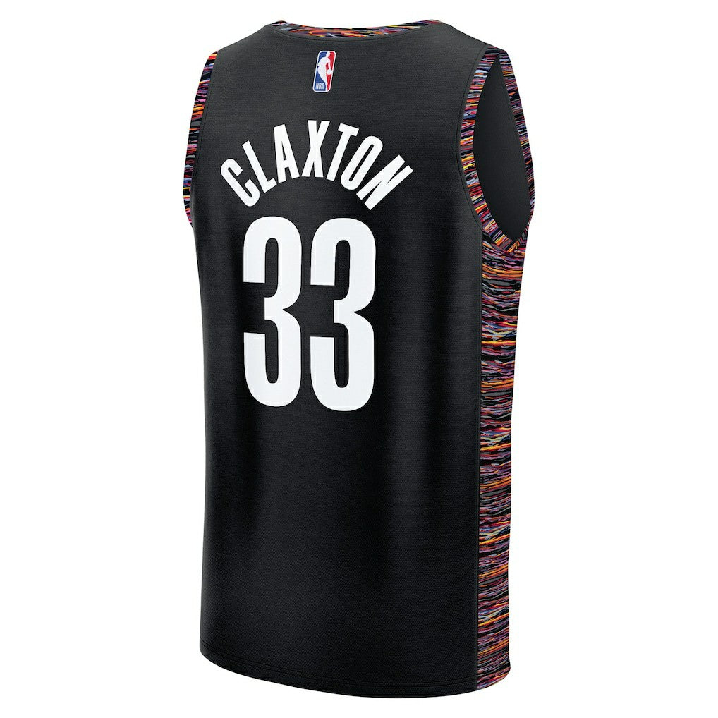Nic Claxton Brooklyn Nets 2025/26 City Edition Fast Break Jersey - Black discount