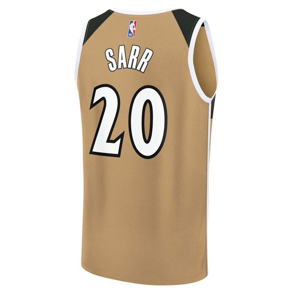 Alex Sarr Washington Wizards 2025/26 City Edition Fast Break Jersey - Gold discount