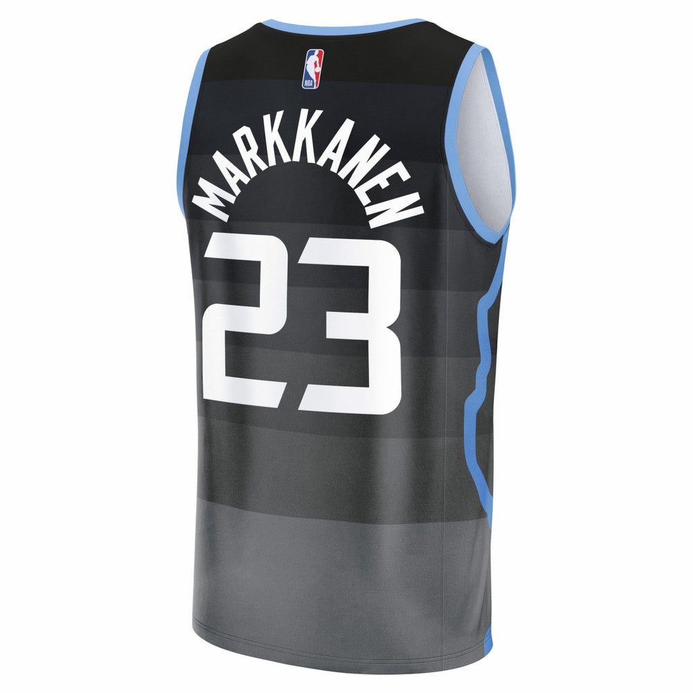 Lauri Markkanen Utah Jazz Youth 2025/26 City Edition Fastbreak Jersey - Black outlet