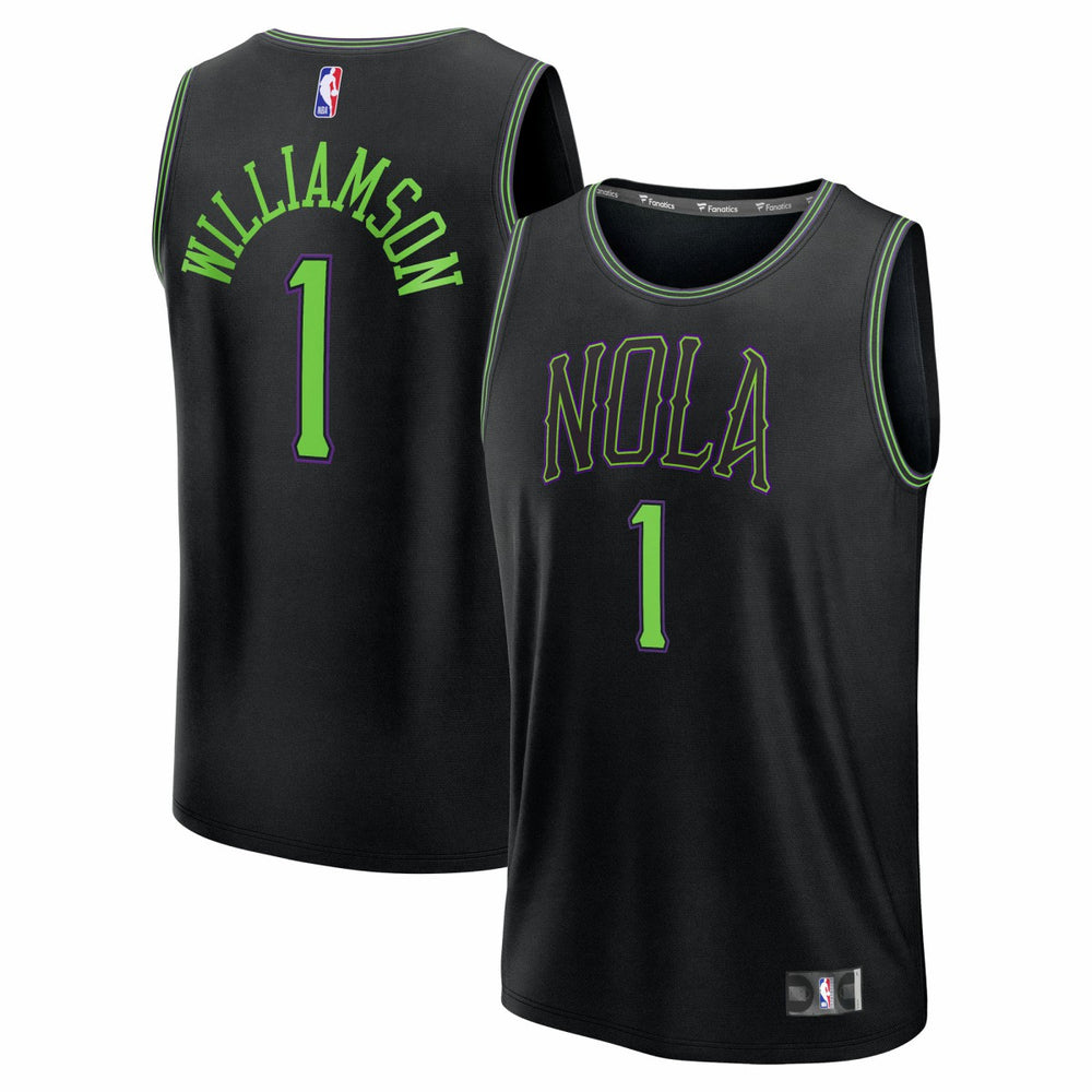 Zion Williamson New Orleans Pelicans Youth 2025/26 City Edition Fastbreak Jersey - Black cheap