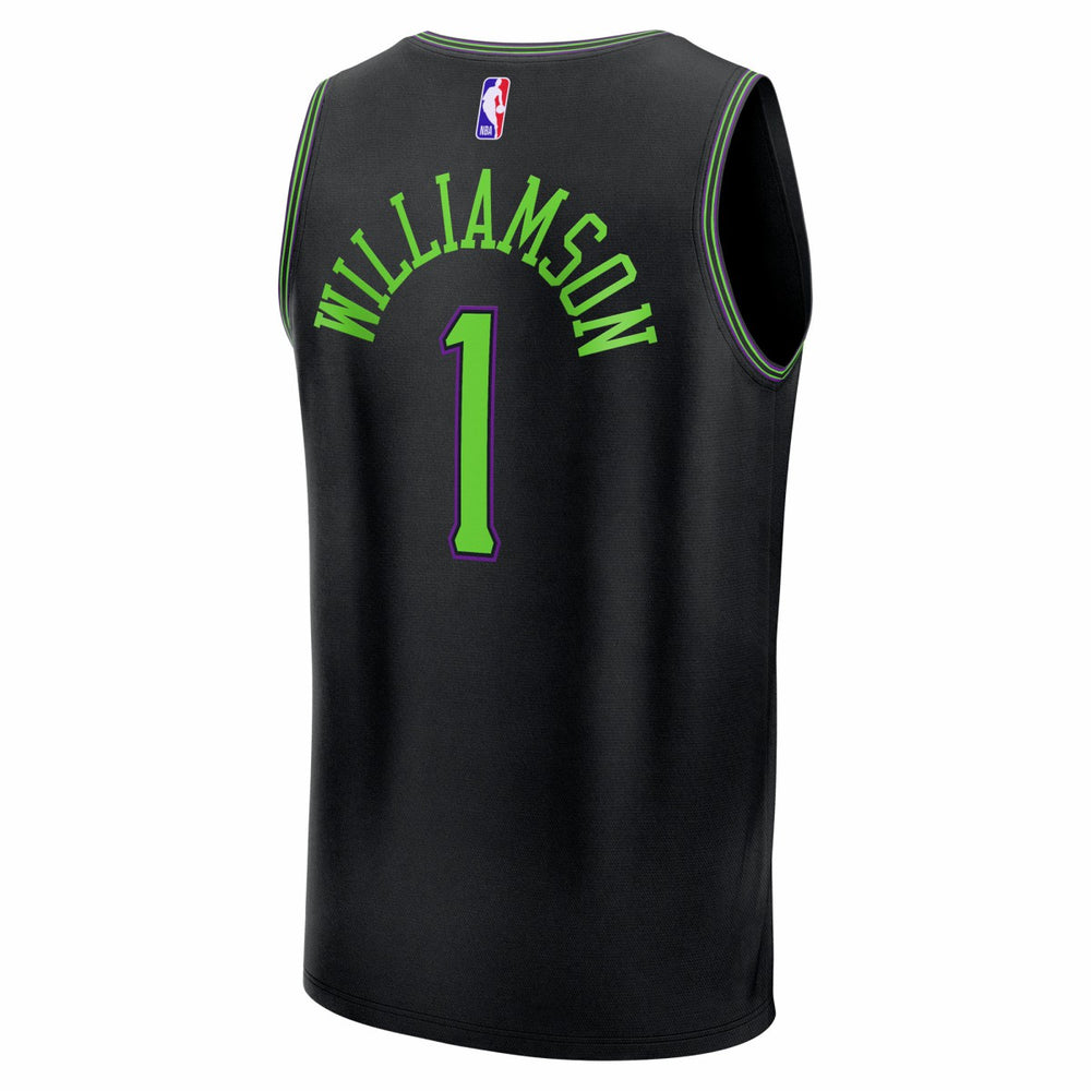 Zion Williamson New Orleans Pelicans Youth 2025/26 City Edition Fastbreak Jersey - Black cheap