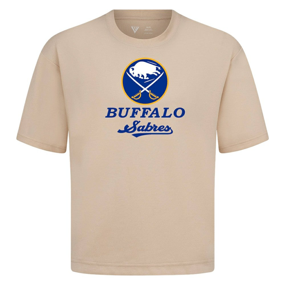 Buffalo Sabres Levelwear Team Surge Luxe Signature Knit T-Shirt - Khaki T-shirts