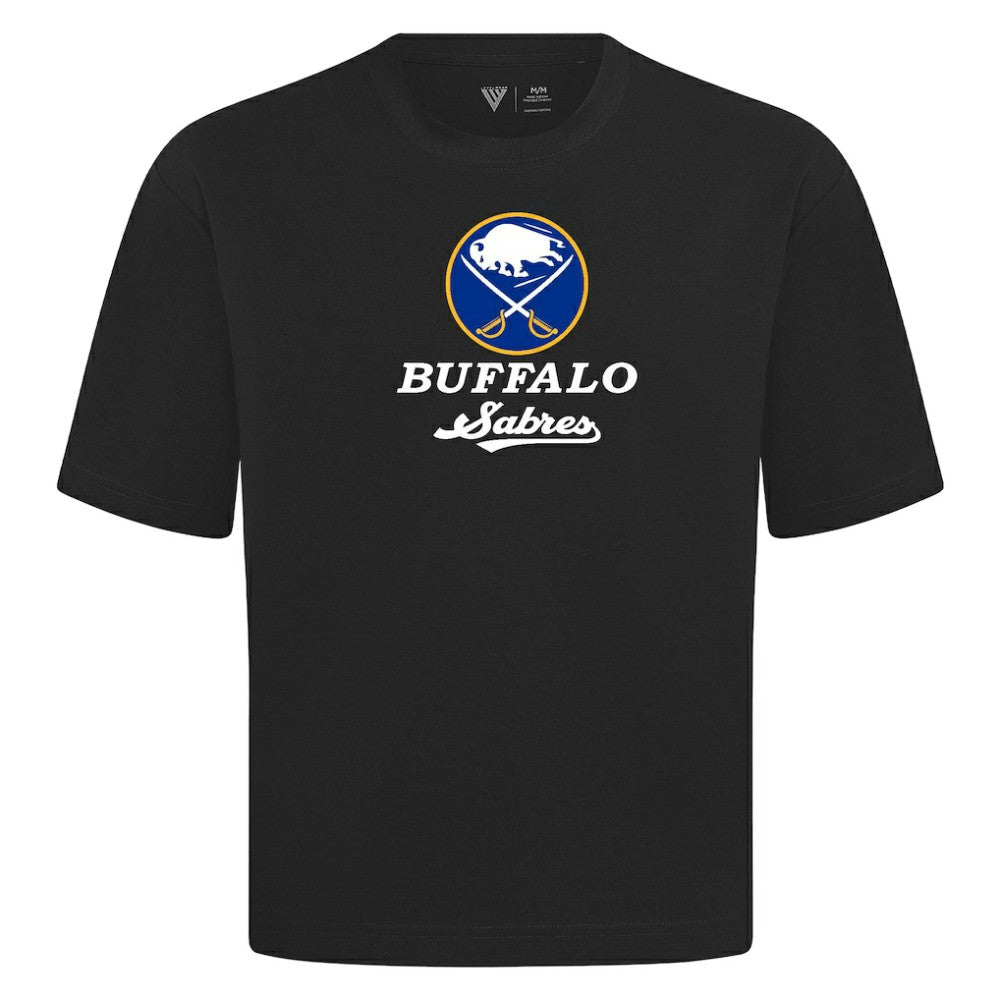 Buffalo Sabres Levelwear Team Surge Luxe Signature Knit T-Shirt - Black T-shirts
