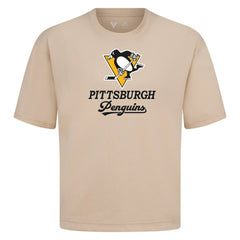 Pittsburgh Penguins Levelwear Team Surge Luxe Signature Knit T-Shirt - Khaki T-shirts