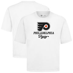 Philadelphia Flyers Levelwear Team Surge Luxe Signature Knit T-Shirt - White T-shirts