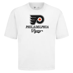 Philadelphia Flyers Levelwear Team Surge Luxe Signature Knit T-Shirt - White T-shirts