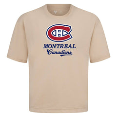 Montreal Canadiens Levelwear Team Surge Luxe Signature Knit T-Shirt - Khaki T-shirts