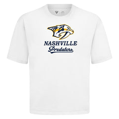 Nashville Predators Levelwear Team Surge Luxe Signature Knit T-Shirt - White T-shirts