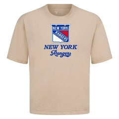 New York Rangers Levelwear Team Surge Luxe Signature Knit T-Shirt - Khaki T-shirts