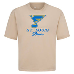 St. Louis Blues Levelwear Team Surge Luxe Signature Knit T-Shirt - Khaki T-shirts