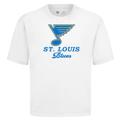 St. Louis Blues Levelwear Team Surge Luxe Signature Knit T-Shirt - White T-shirts