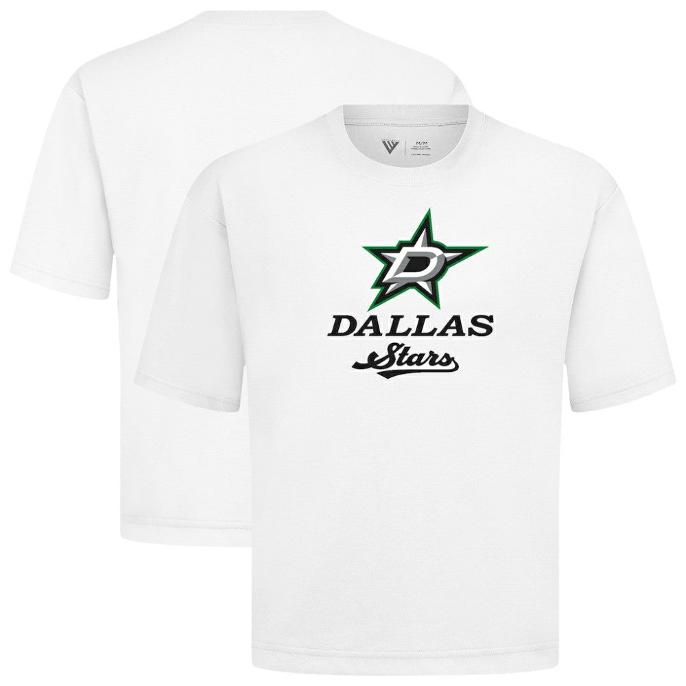 Dallas Stars Levelwear Team Surge Luxe Signature Knit T-Shirt - White T-shirts