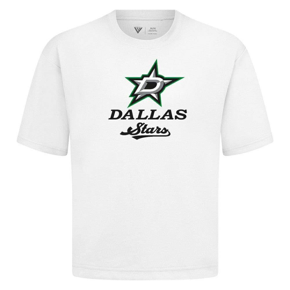 Dallas Stars Levelwear Team Surge Luxe Signature Knit T-Shirt - White T-shirts