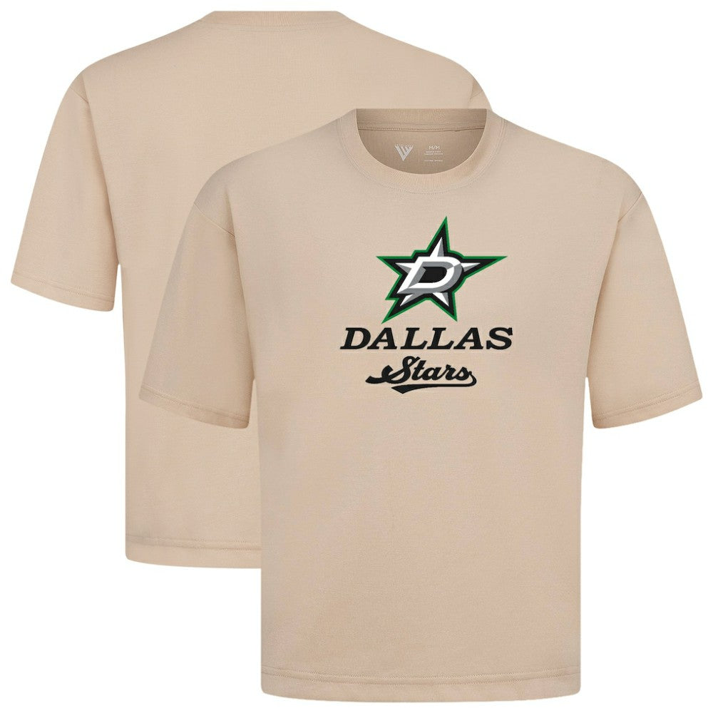 Dallas Stars Levelwear Team Surge Luxe Signature Knit T-Shirt - Khaki T-shirts
