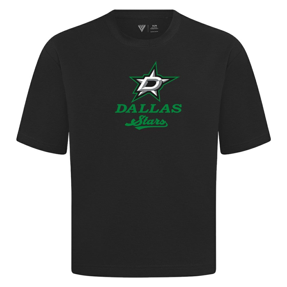 Dallas Stars Levelwear Team Surge Luxe Signature Knit T-Shirt - Black T-shirts